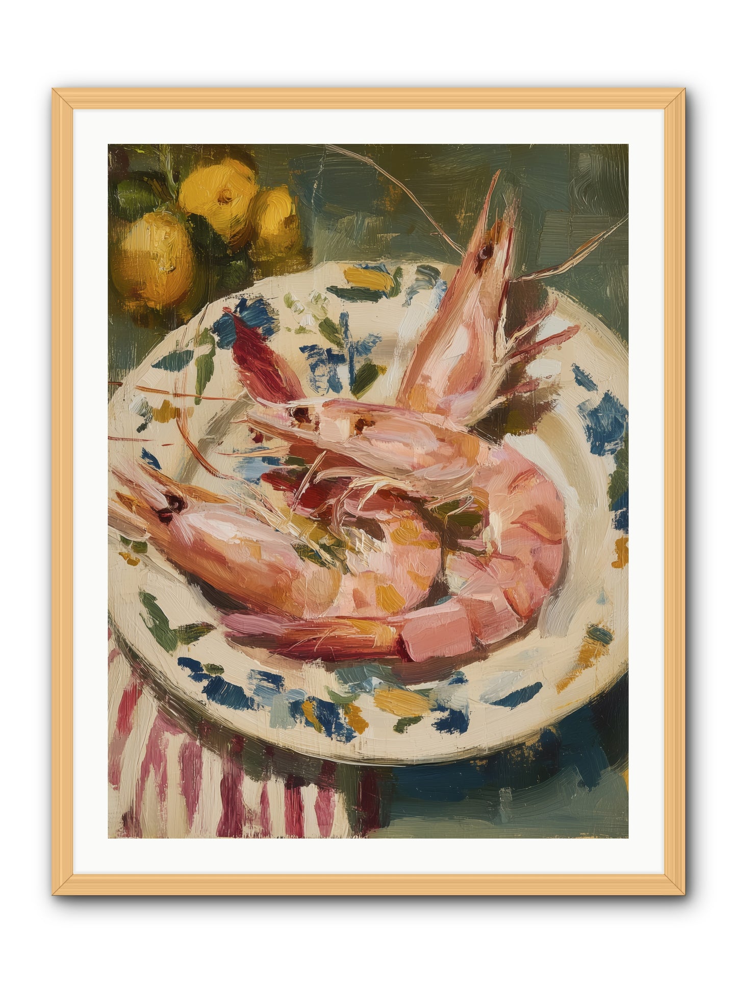 Afternoon Hours -- Framed Print - Natural 30x40