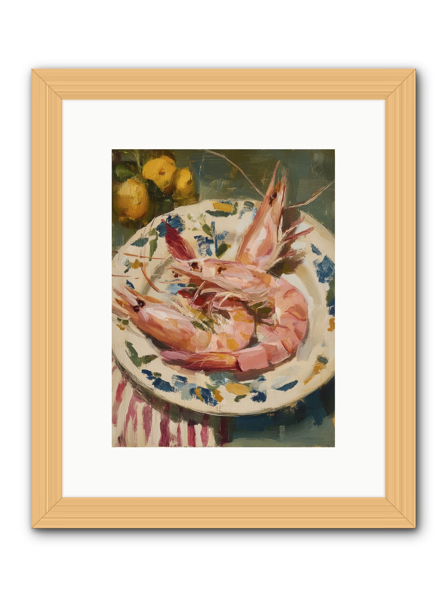 Afternoon Hours -- Framed Print - Natural 9x12