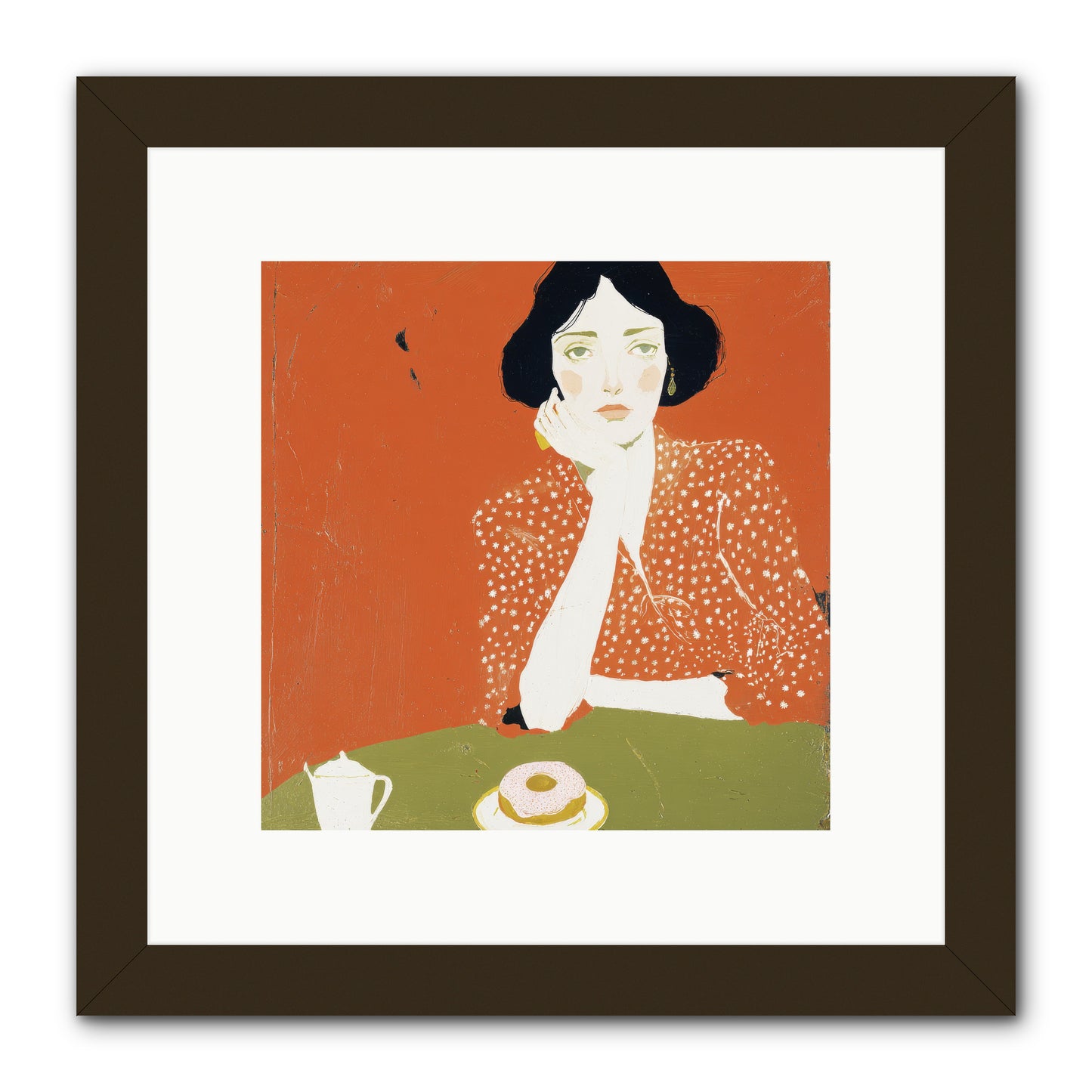 Afternoon Peace -- Framed Print - Black 10x10
