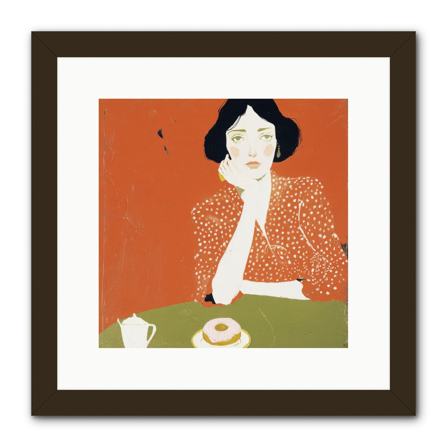 Afternoon Peace -- Framed Print - Black 12x12