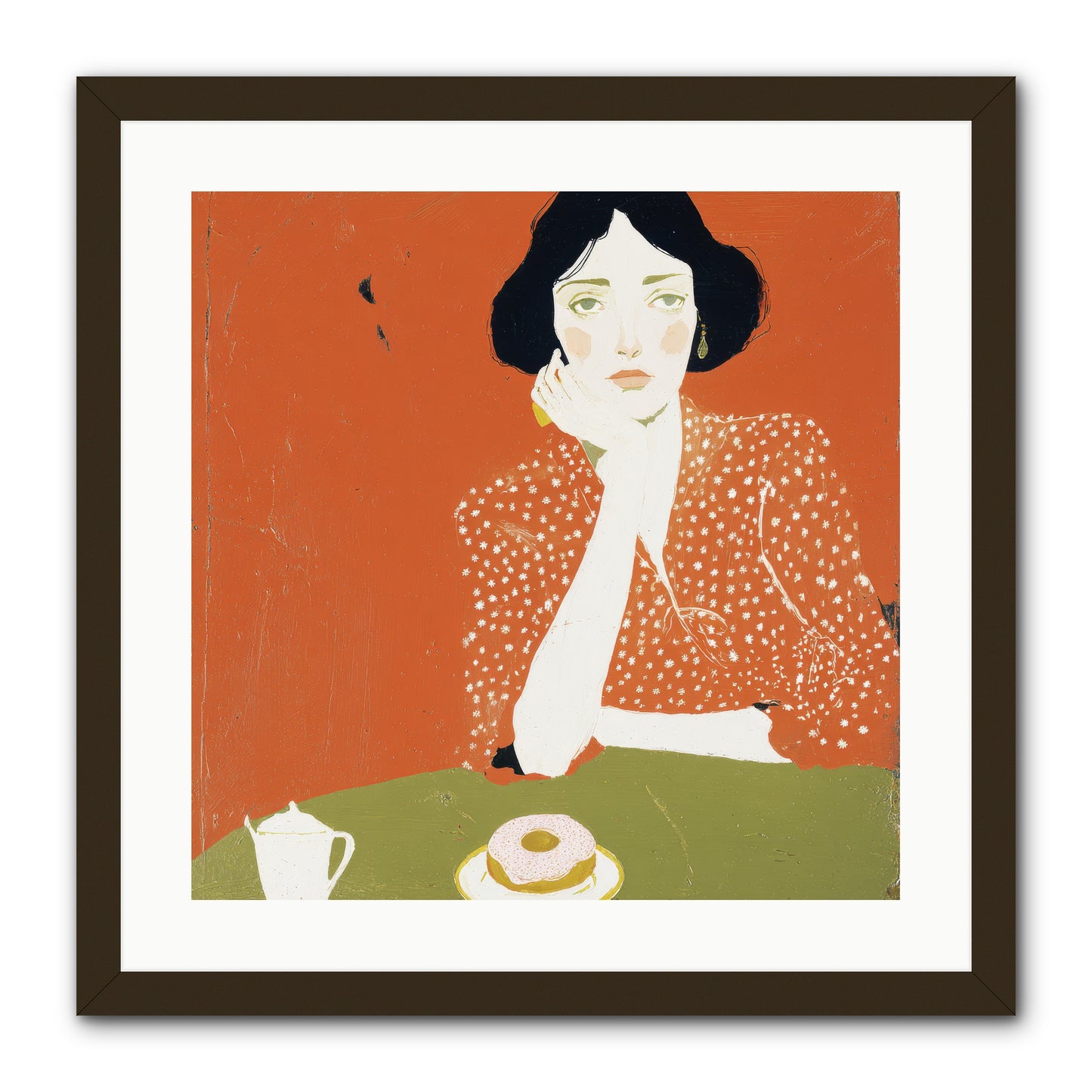 Afternoon Peace -- Framed Print - Black 20x20