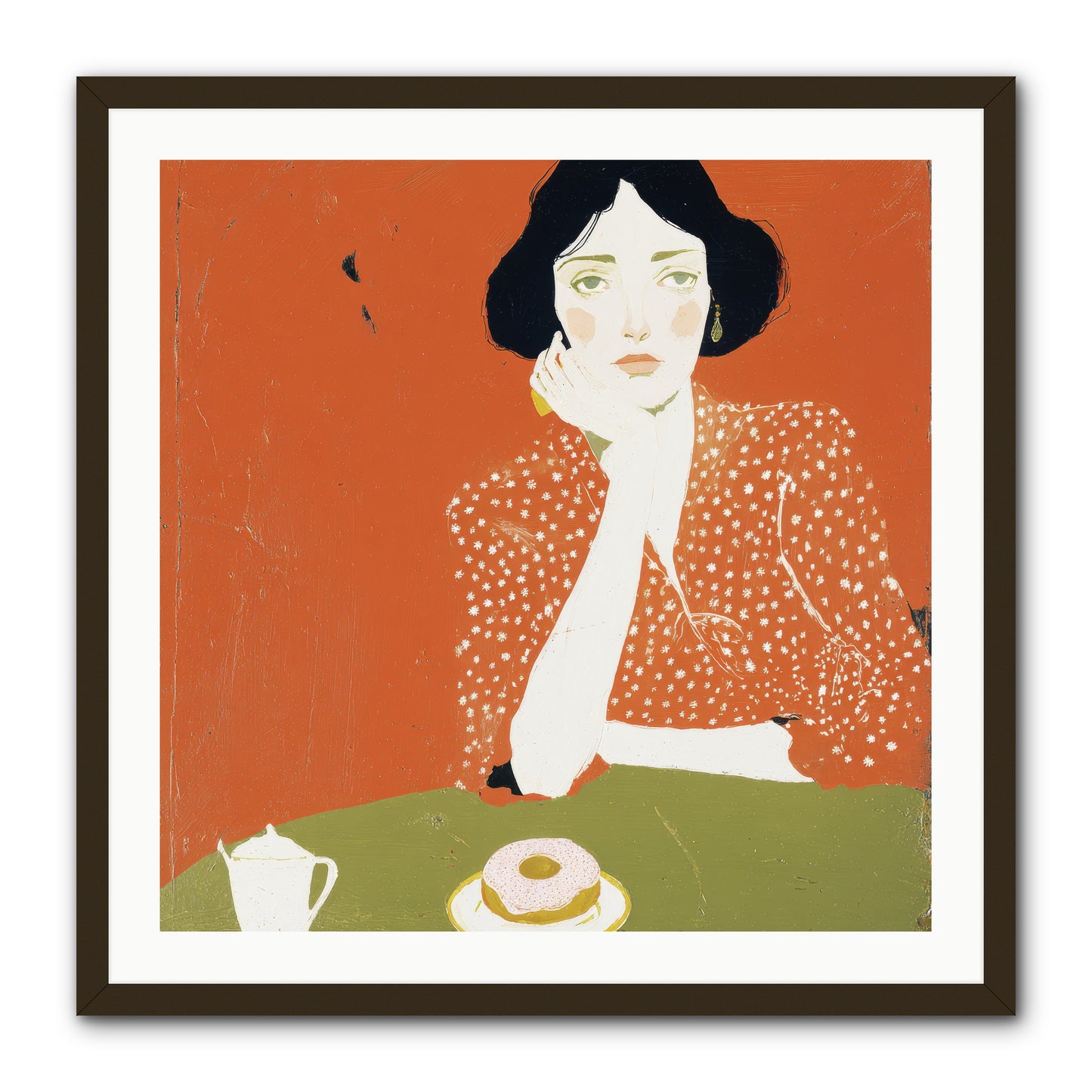 Afternoon Peace -- Framed Print - Black 30x30