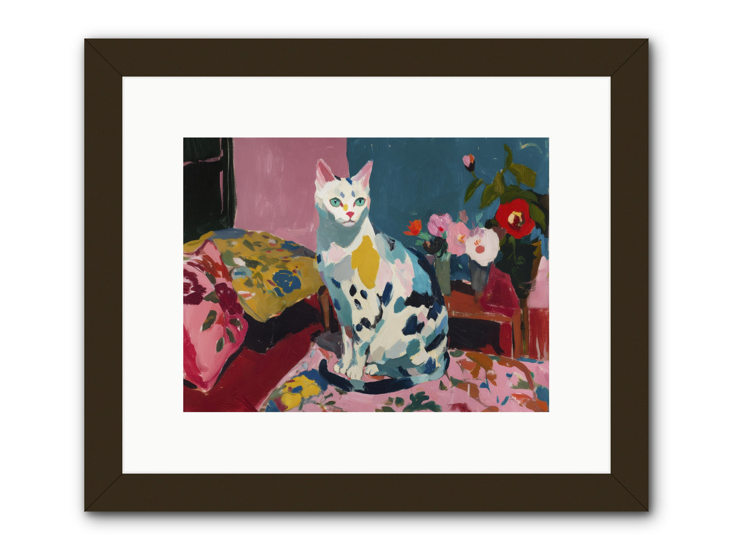 Afternoon Possession -- Framed Print - Black 12x9