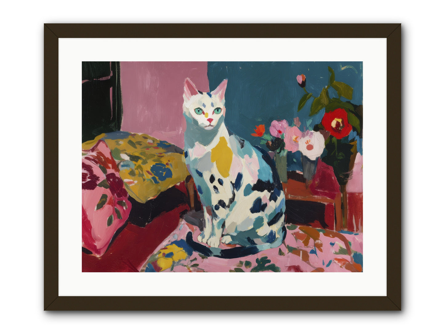 Afternoon Possession -- Framed Print - Black 24x18