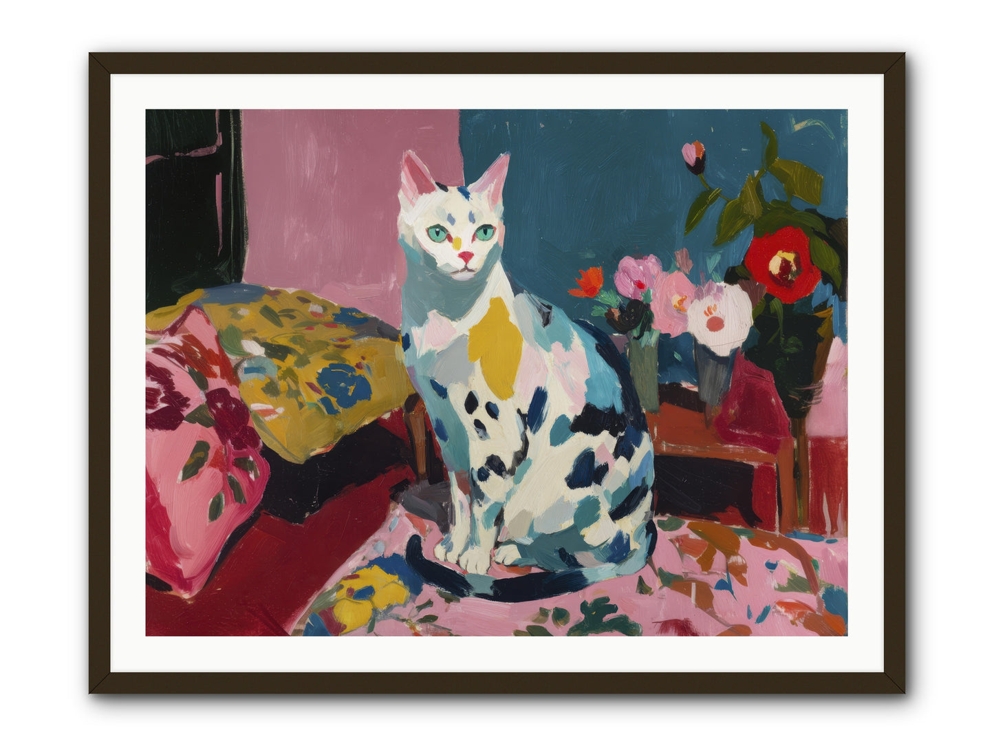 Afternoon Possession -- Framed Print - Black 40x30