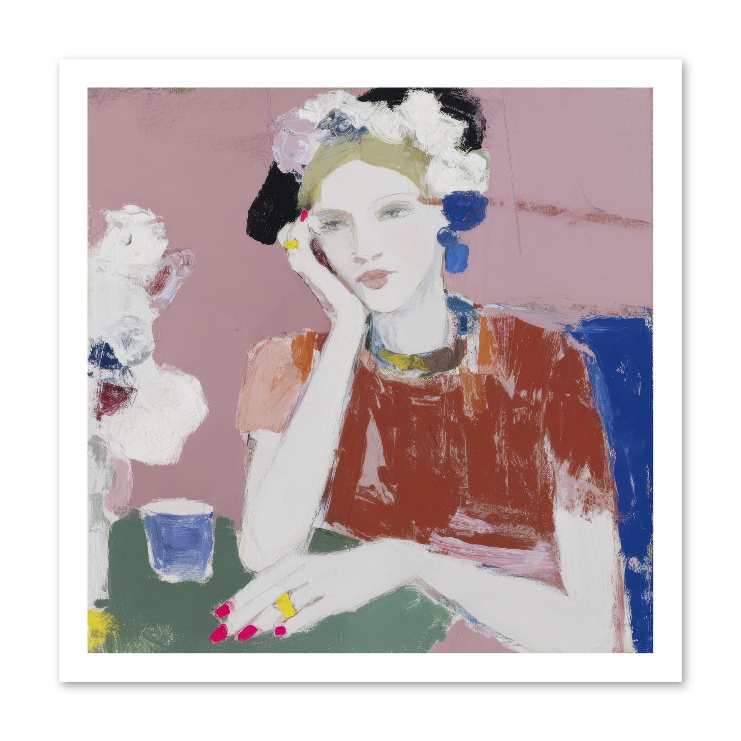 Afternoon at the Club -- Loose Canvas Print 20x20