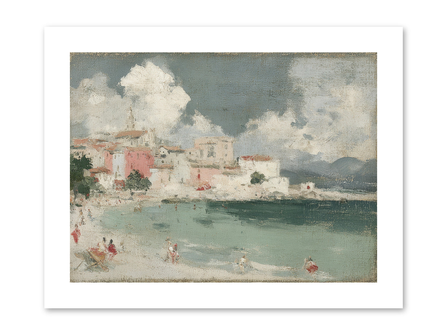 Afternoon by the Water -- Loose Canvas Print 12x9