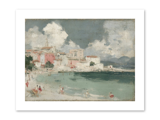 Afternoon by the Water -- Paper Print 12x9