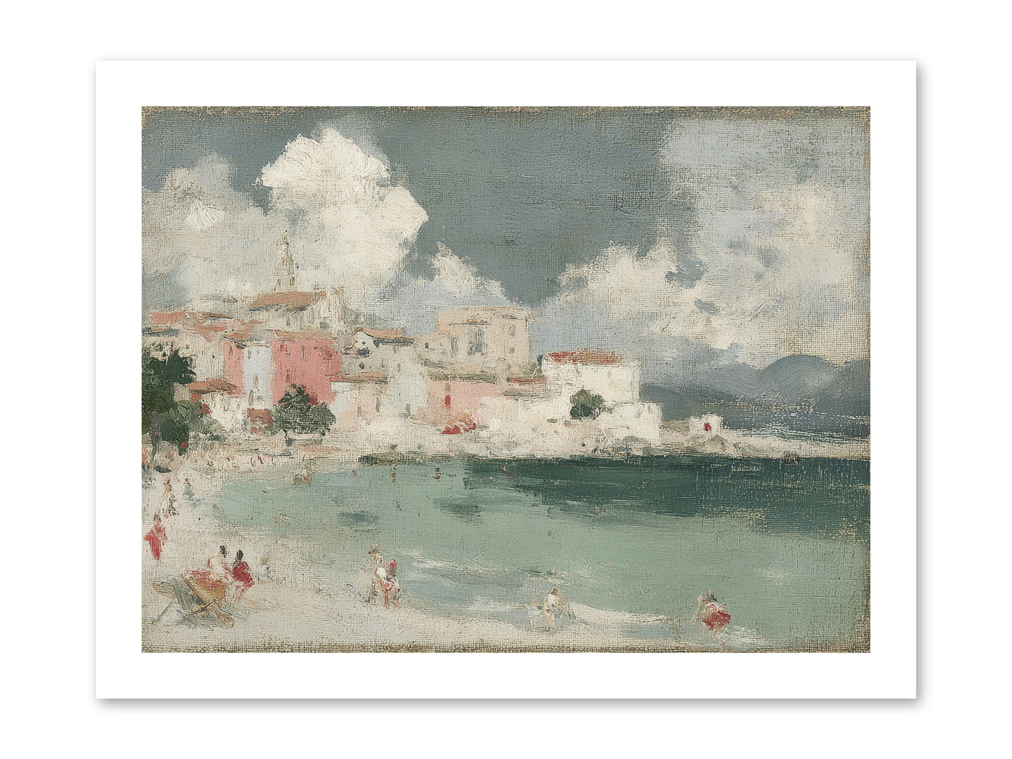 Afternoon by the Water -- Loose Canvas Print 16x12