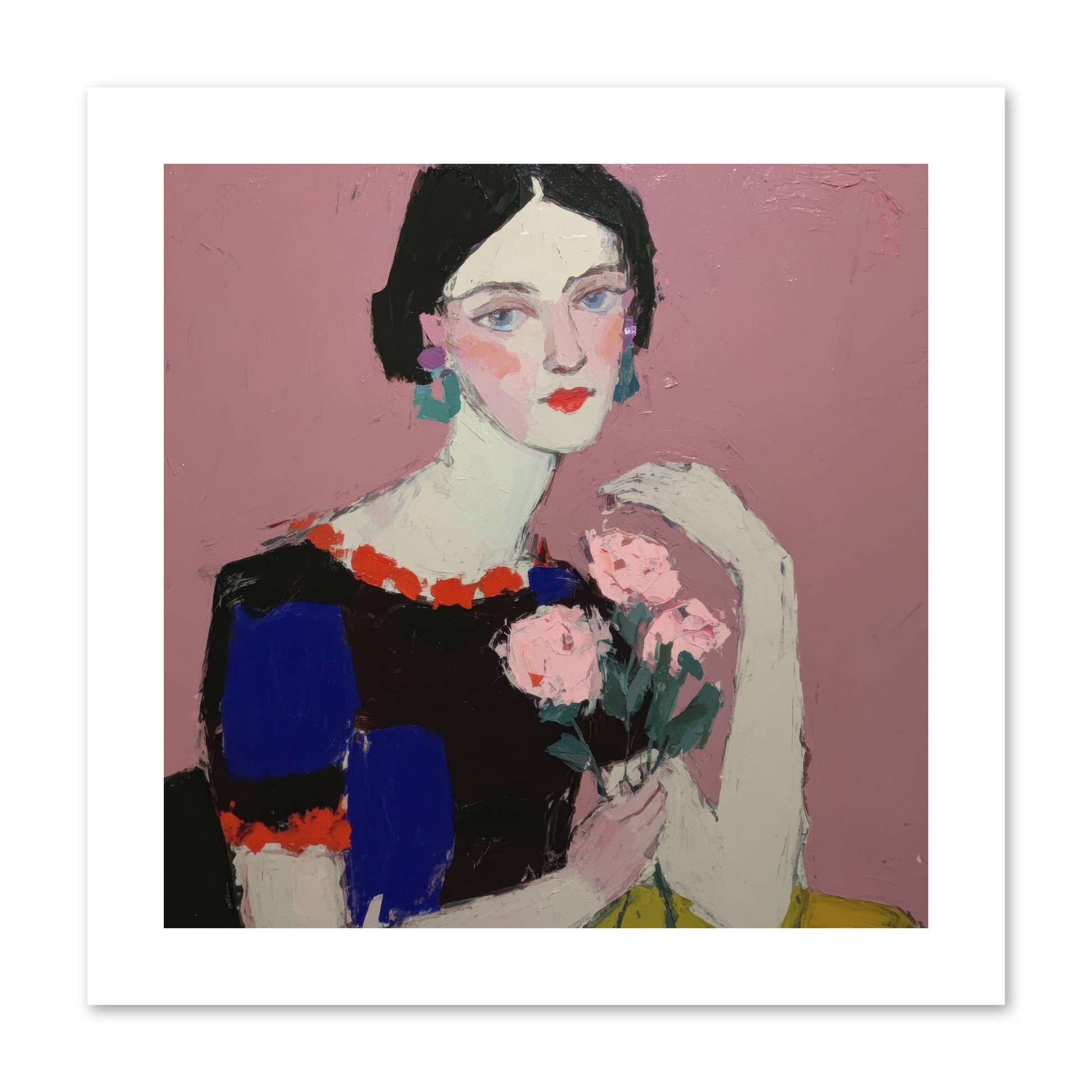 Afternoon in Pink -- Paper Print 10x10