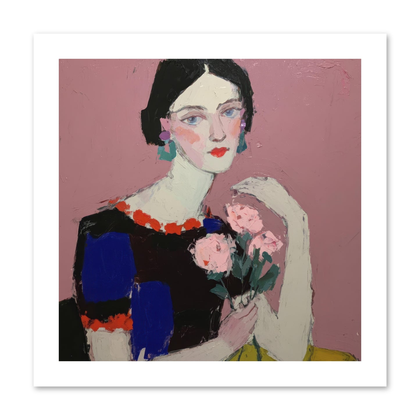 Afternoon in Pink -- Paper Print 12x12