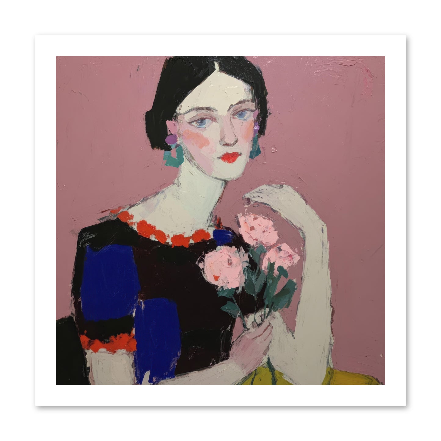 Afternoon in Pink -- Paper Print 16x16