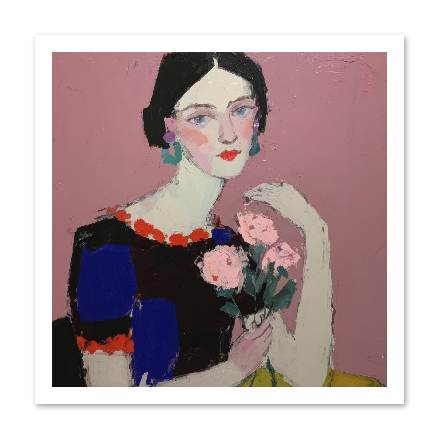 Afternoon in Pink -- Paper Print 20x20