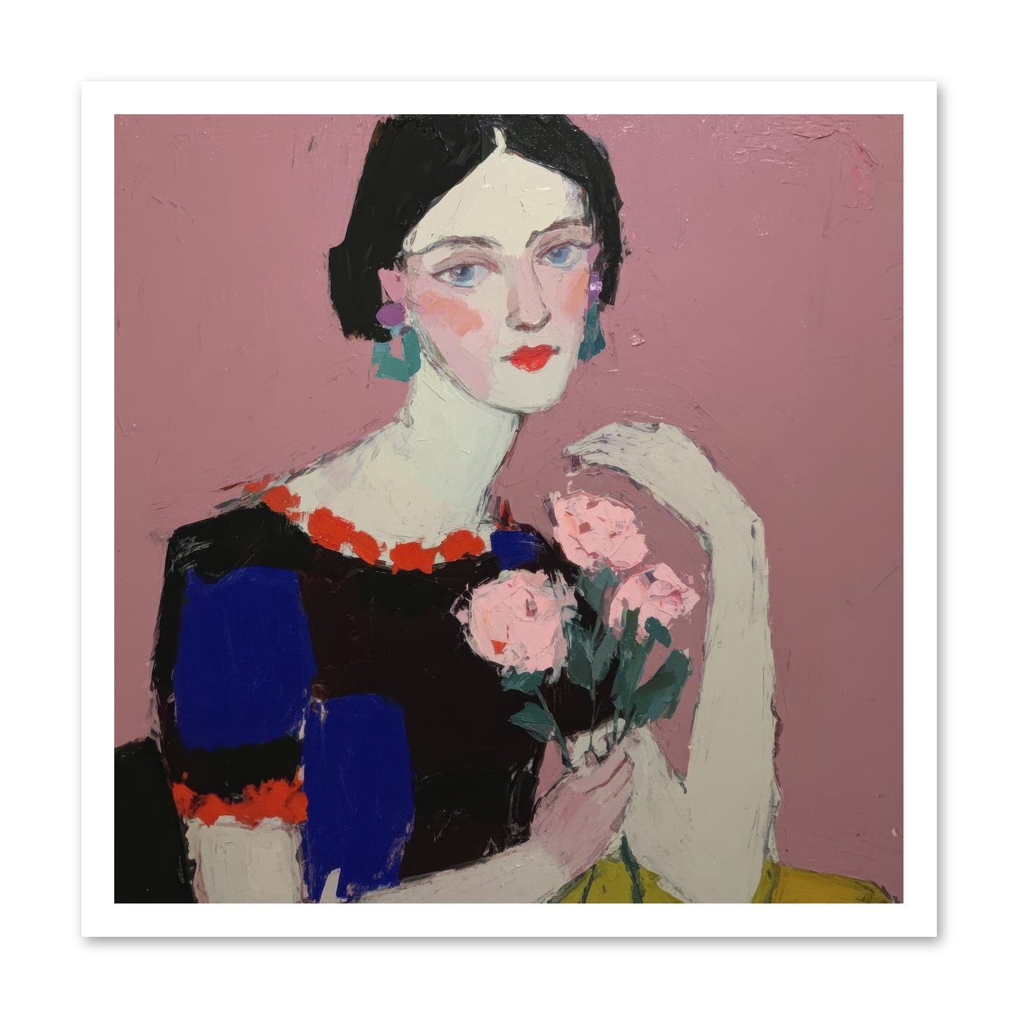 Afternoon in Pink -- Paper Print 24x24