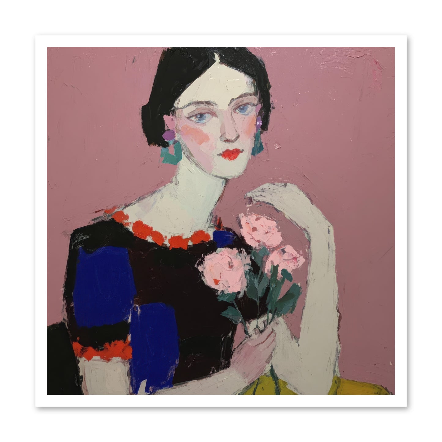 Afternoon in Pink -- Paper Print 30x30