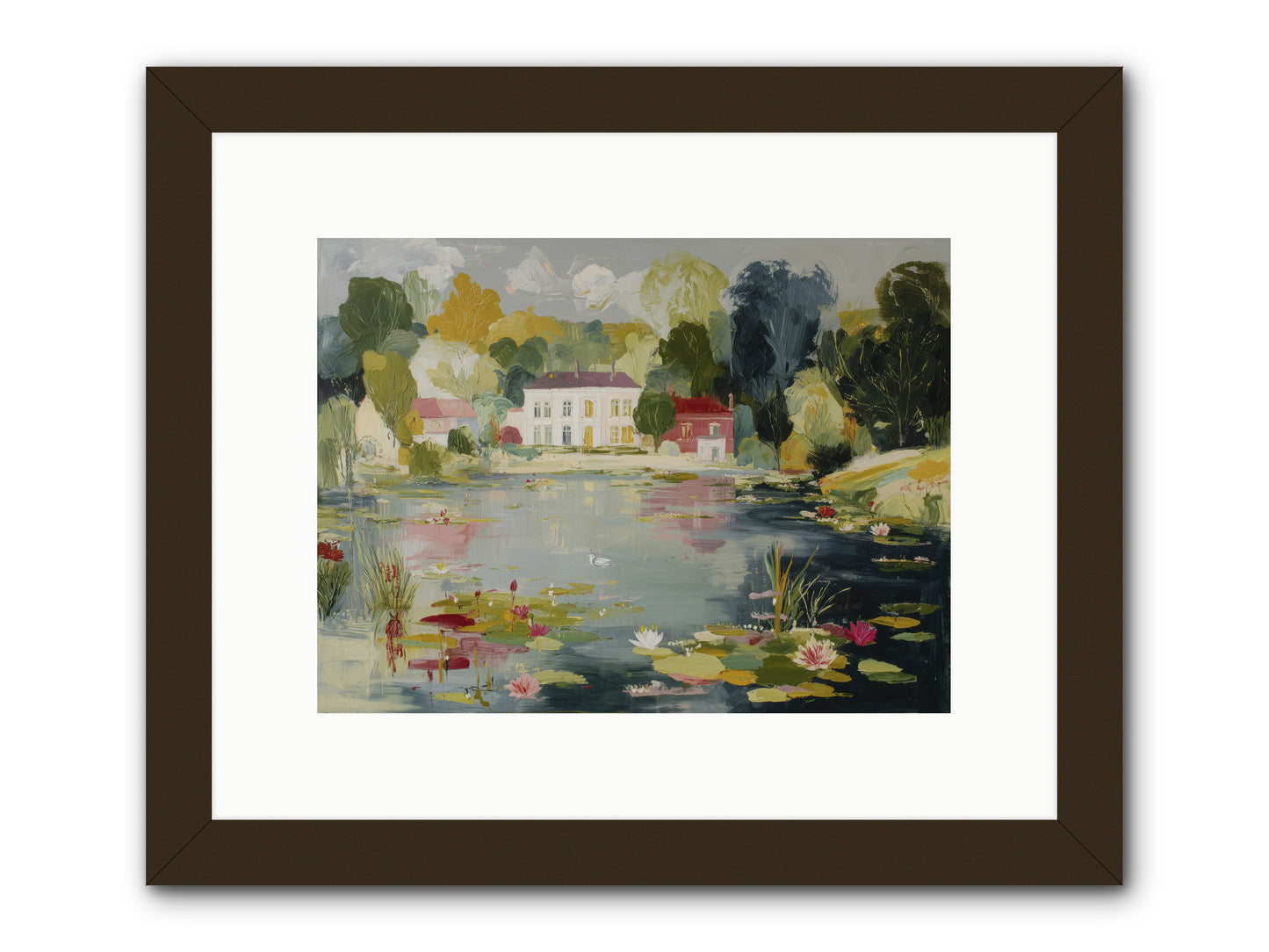 Afternoon's Embrace -- Framed Print - Black 12x9