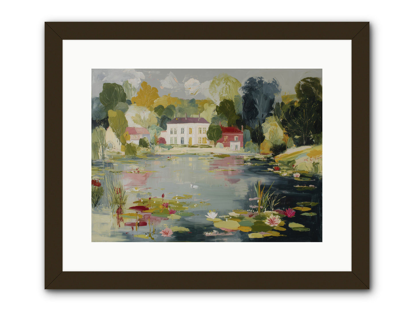 Afternoon's Embrace -- Framed Print - Black 16x12