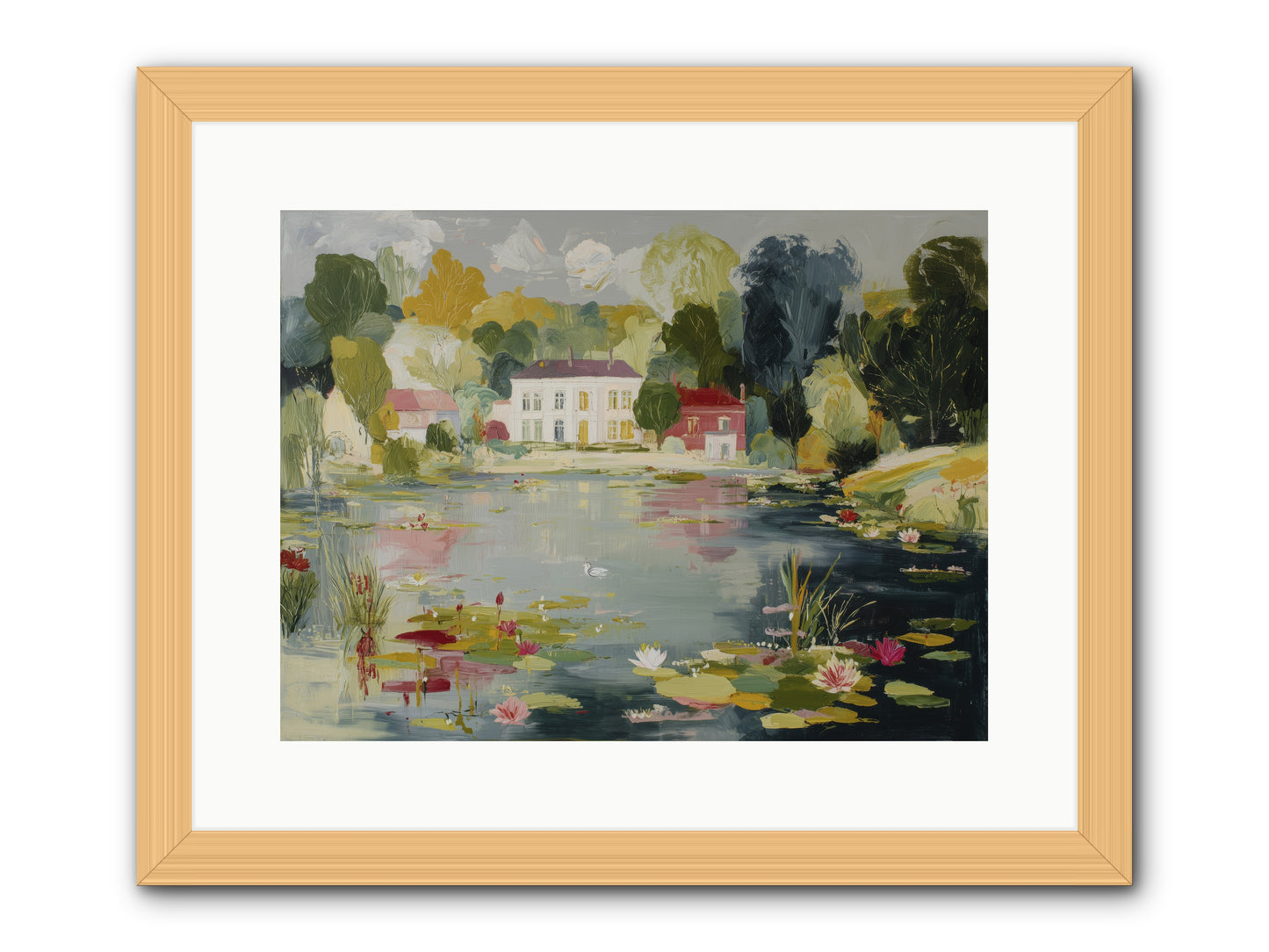 Afternoon's Embrace -- Framed Print - Natural 16x12