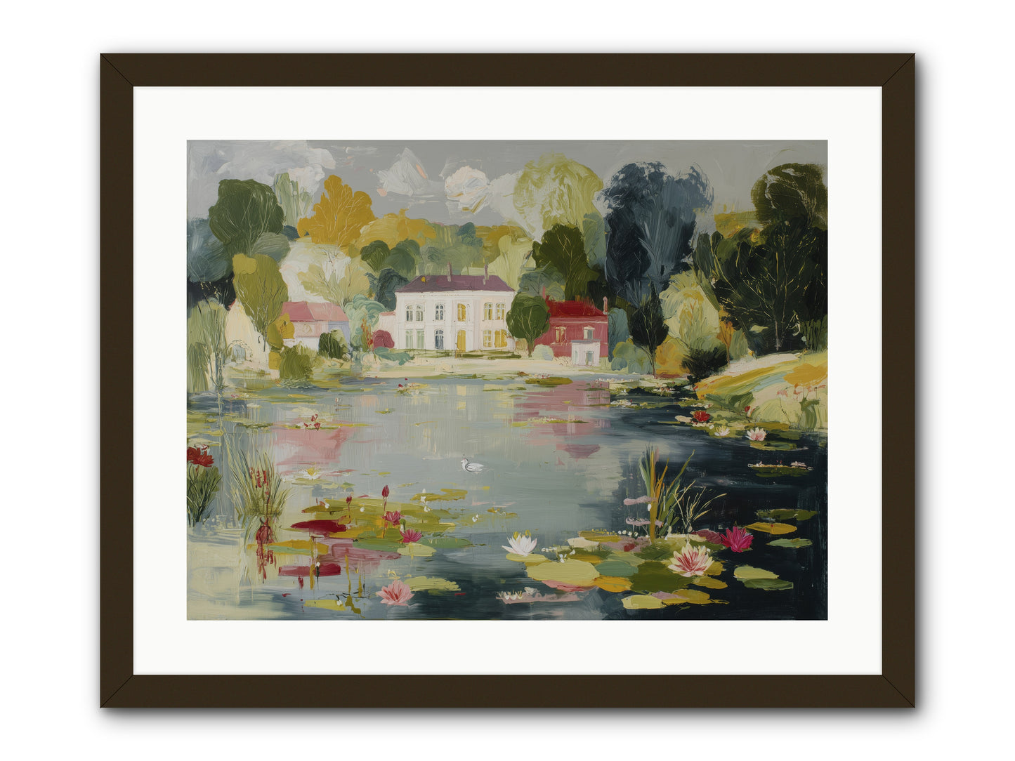 Afternoon's Embrace -- Framed Print - Black 24x18