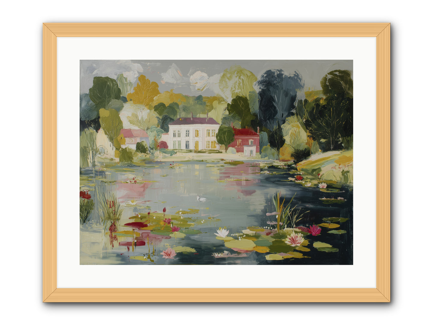 Afternoon's Embrace -- Framed Print - Natural 24x18