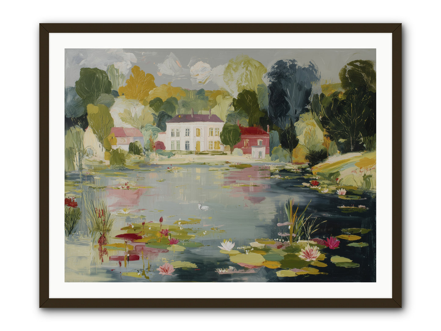 Afternoon's Embrace -- Framed Print - Black 40x30
