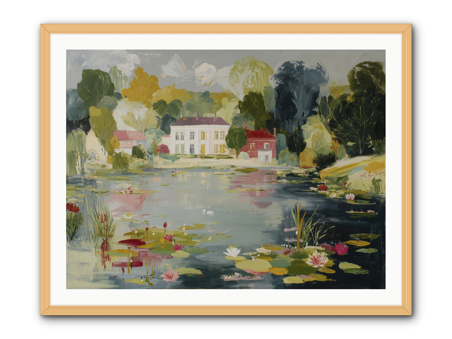 Afternoon's Embrace -- Framed Print - Natural 40x30