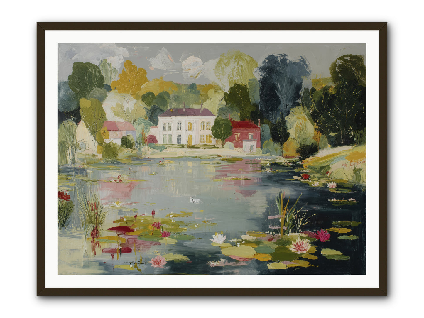 Afternoon's Embrace -- Framed Print - Black 48x36