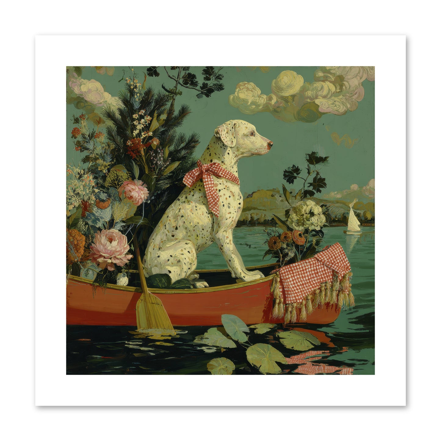 Against The Winter Sky -- Paper Print 10x10
