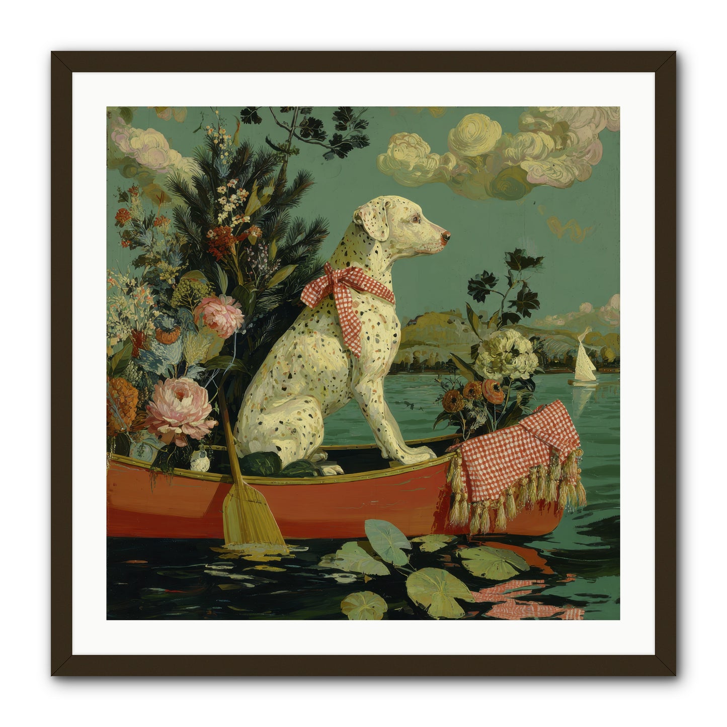 Against The Winter Sky -- Framed Print - Black 30x30