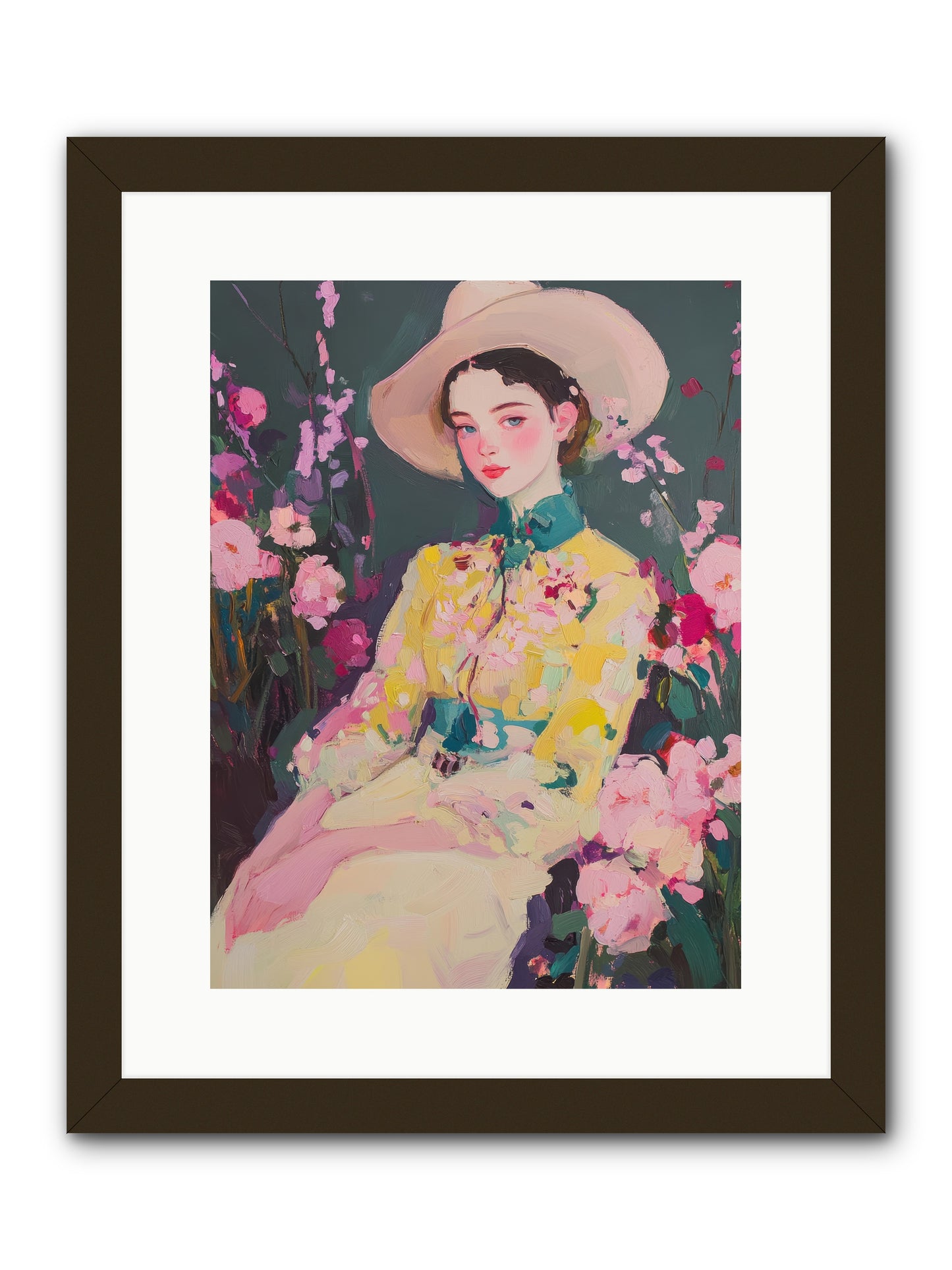 Agave Bloom -- Framed Print - Black 12x16