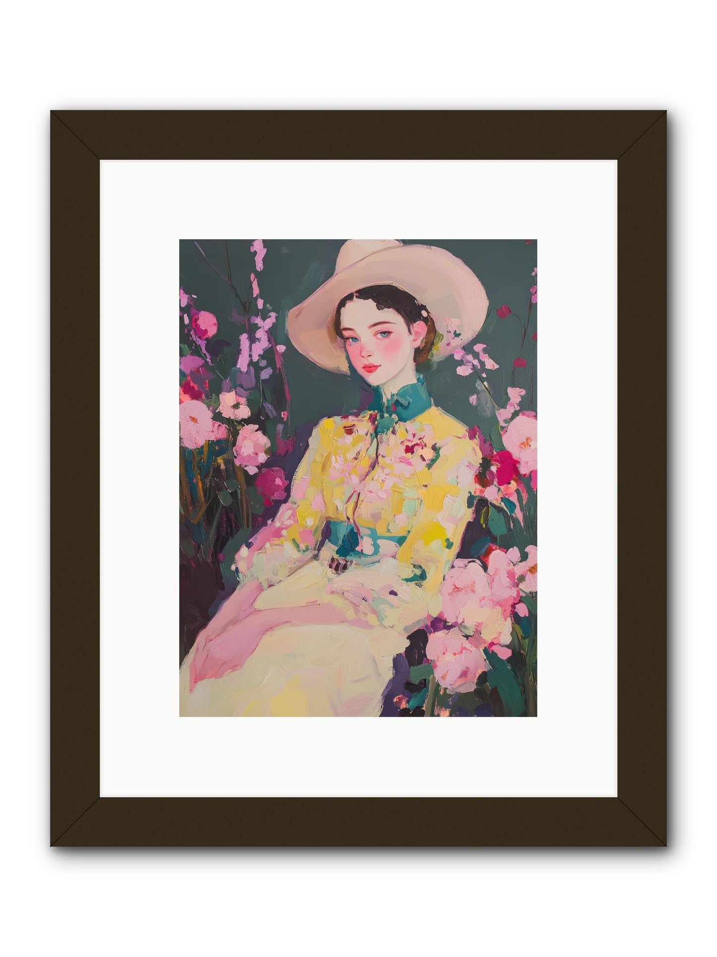 Agave Bloom -- Framed Print - Black 9x12