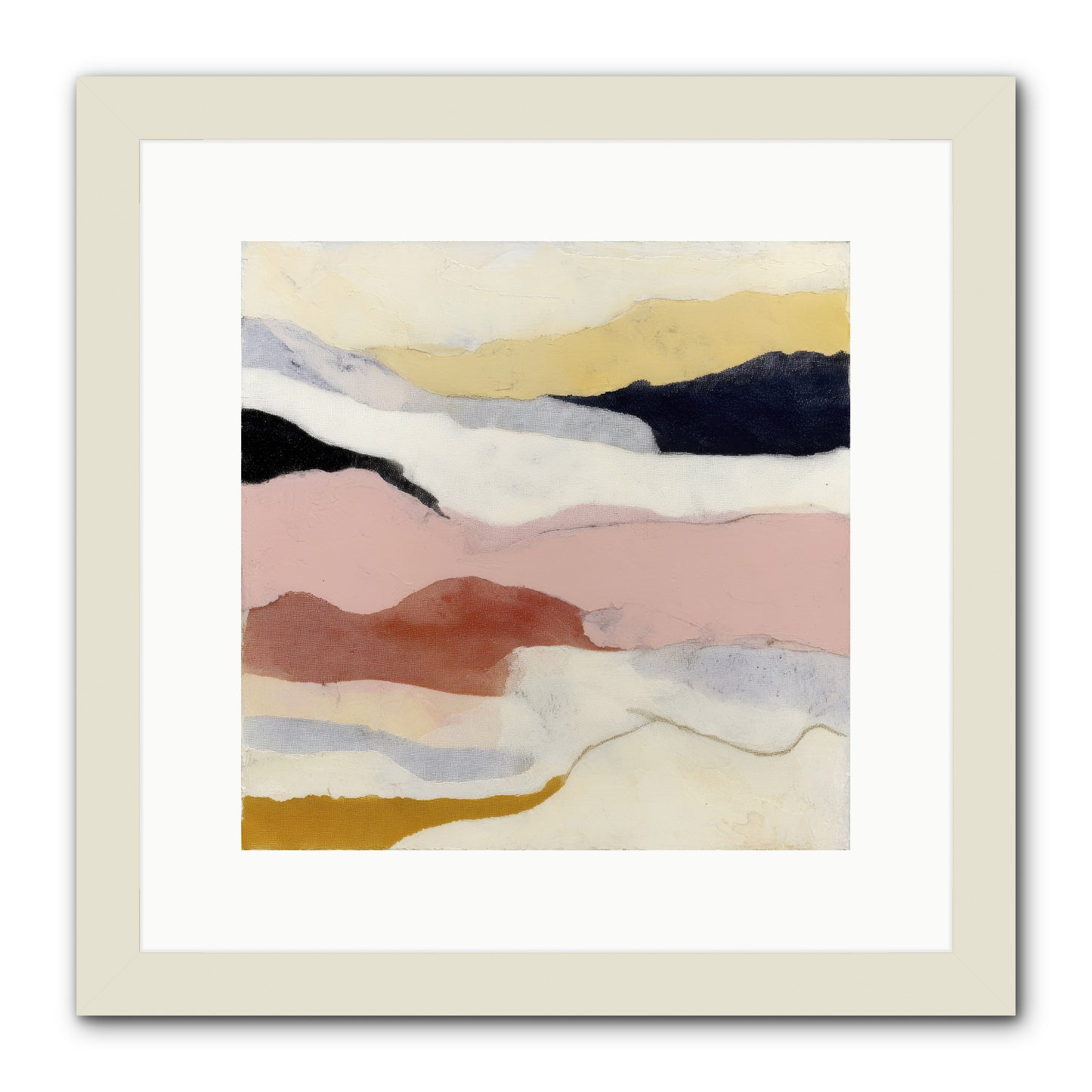 Alarum -- Framed Print - White 12x12