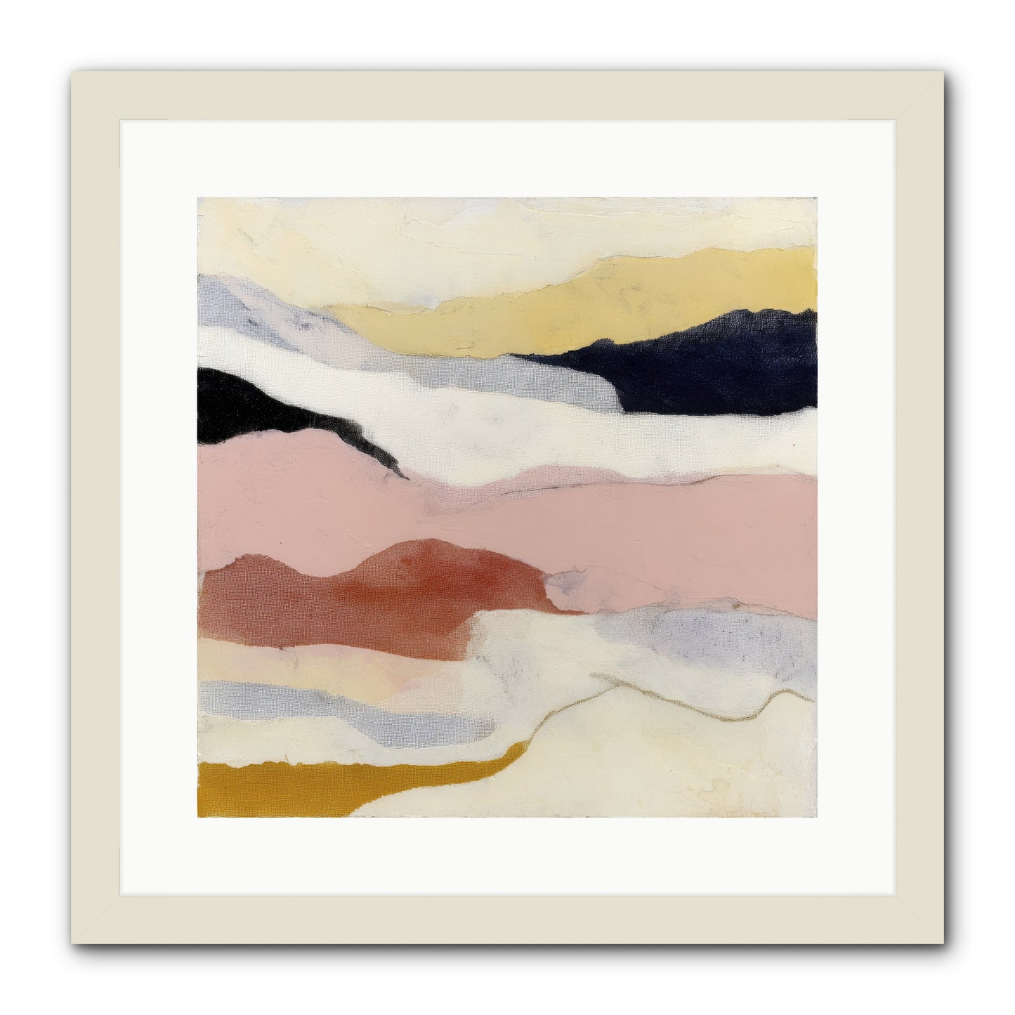 Alarum -- Framed Print - White 16x16