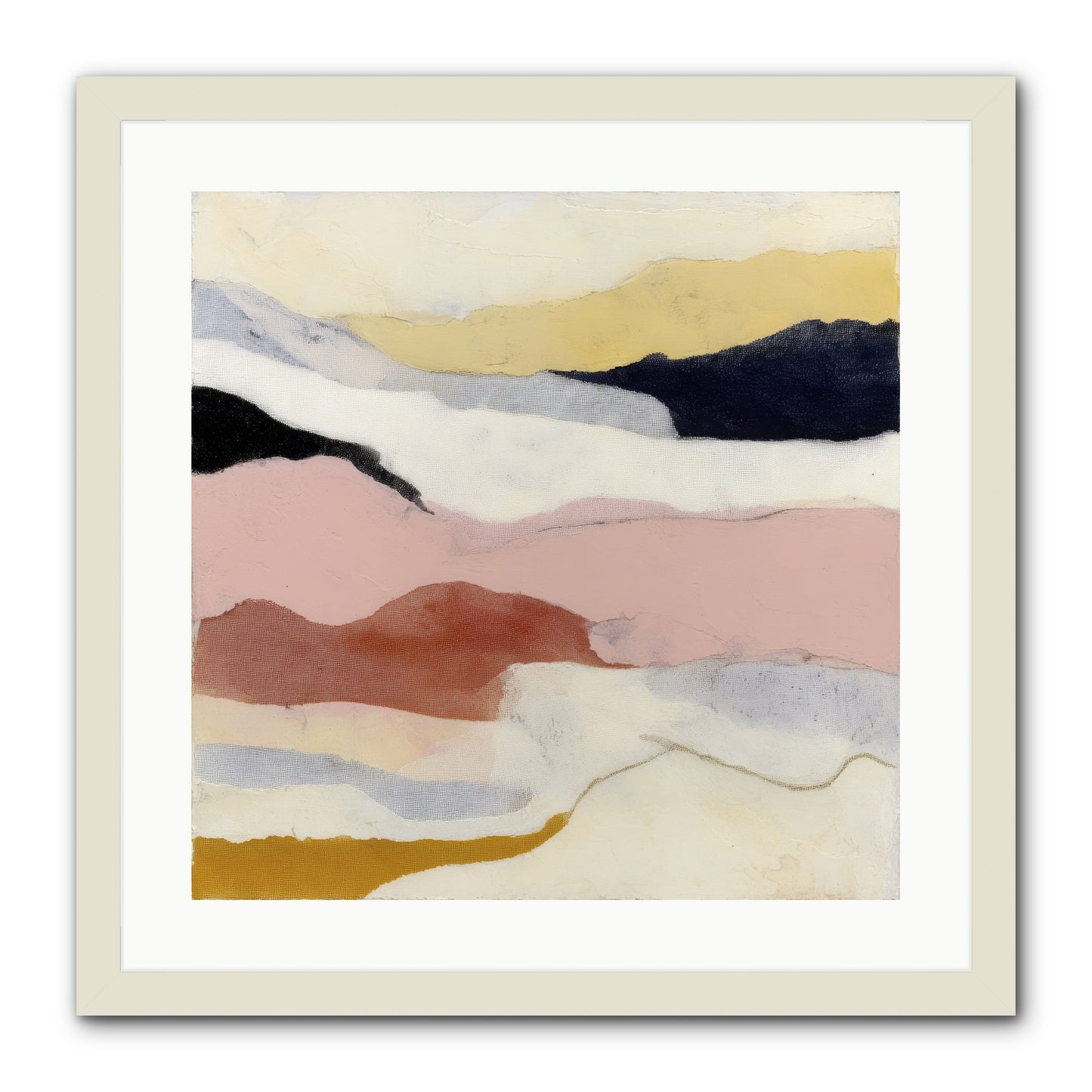 Alarum -- Framed Print - White 20x20