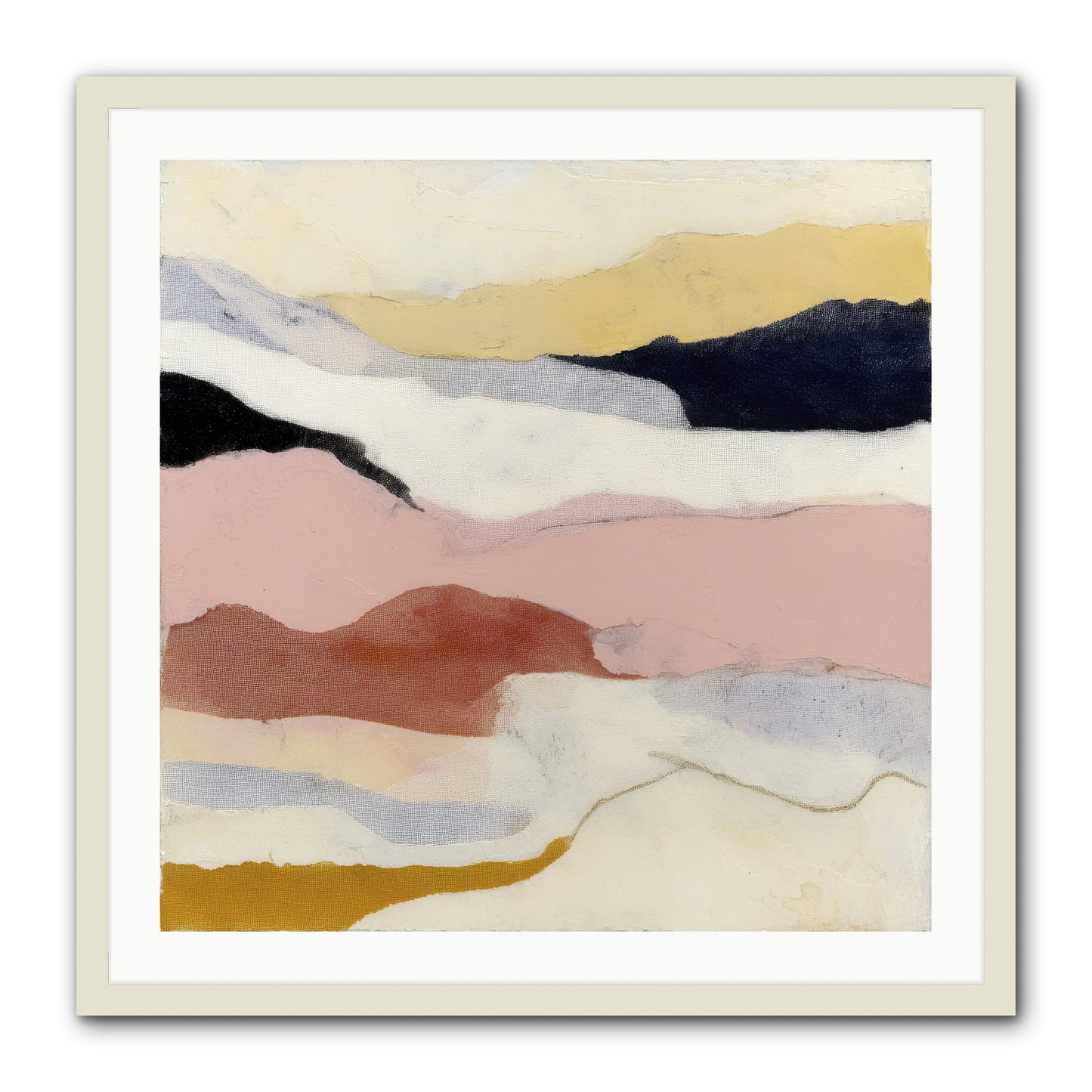Alarum -- Framed Print - White 30x30