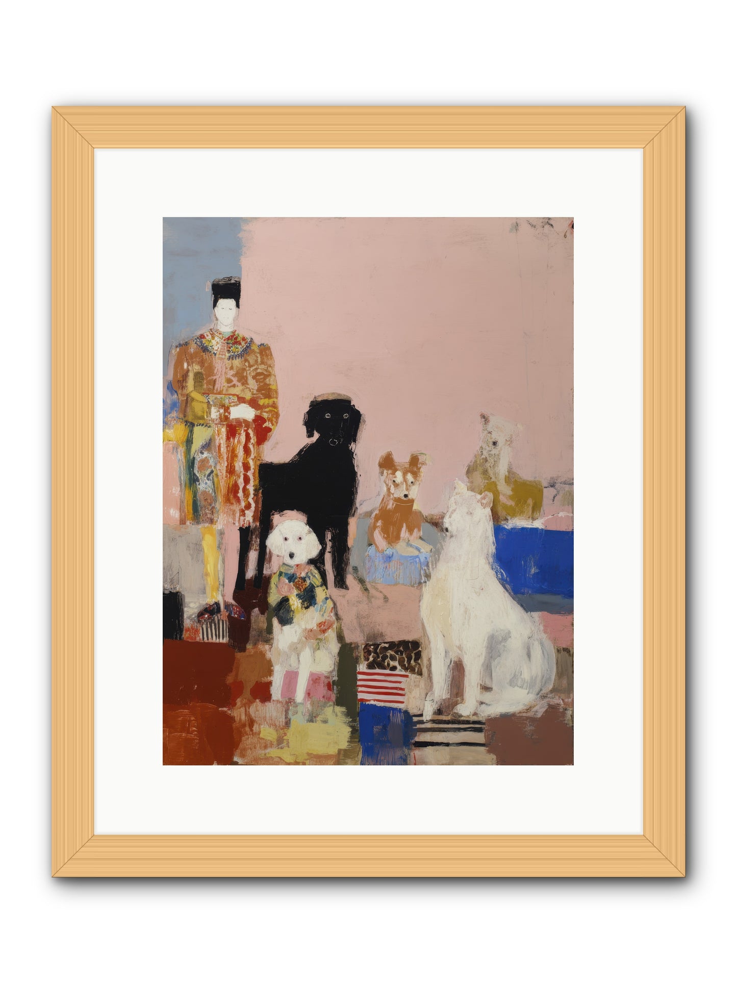 Aligned -- Framed Print - Natural 12x16
