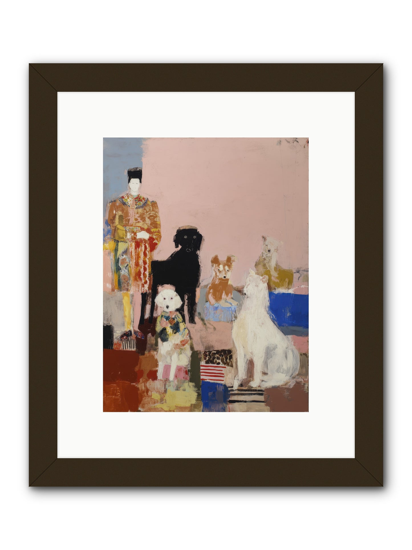 Aligned -- Framed Print - Black 9x12