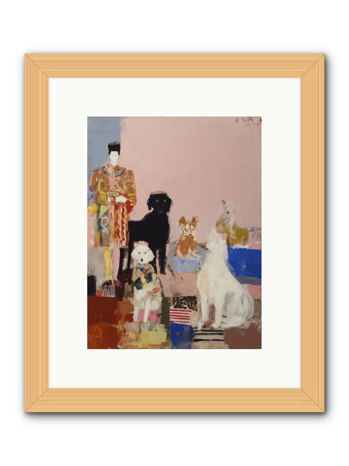Aligned -- Framed Print - Natural 9x12