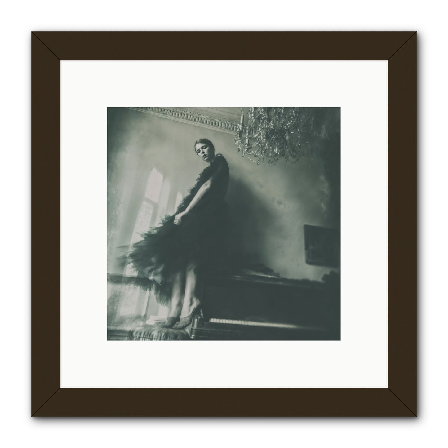 All That Glittered -- Framed Print - Black 10x10