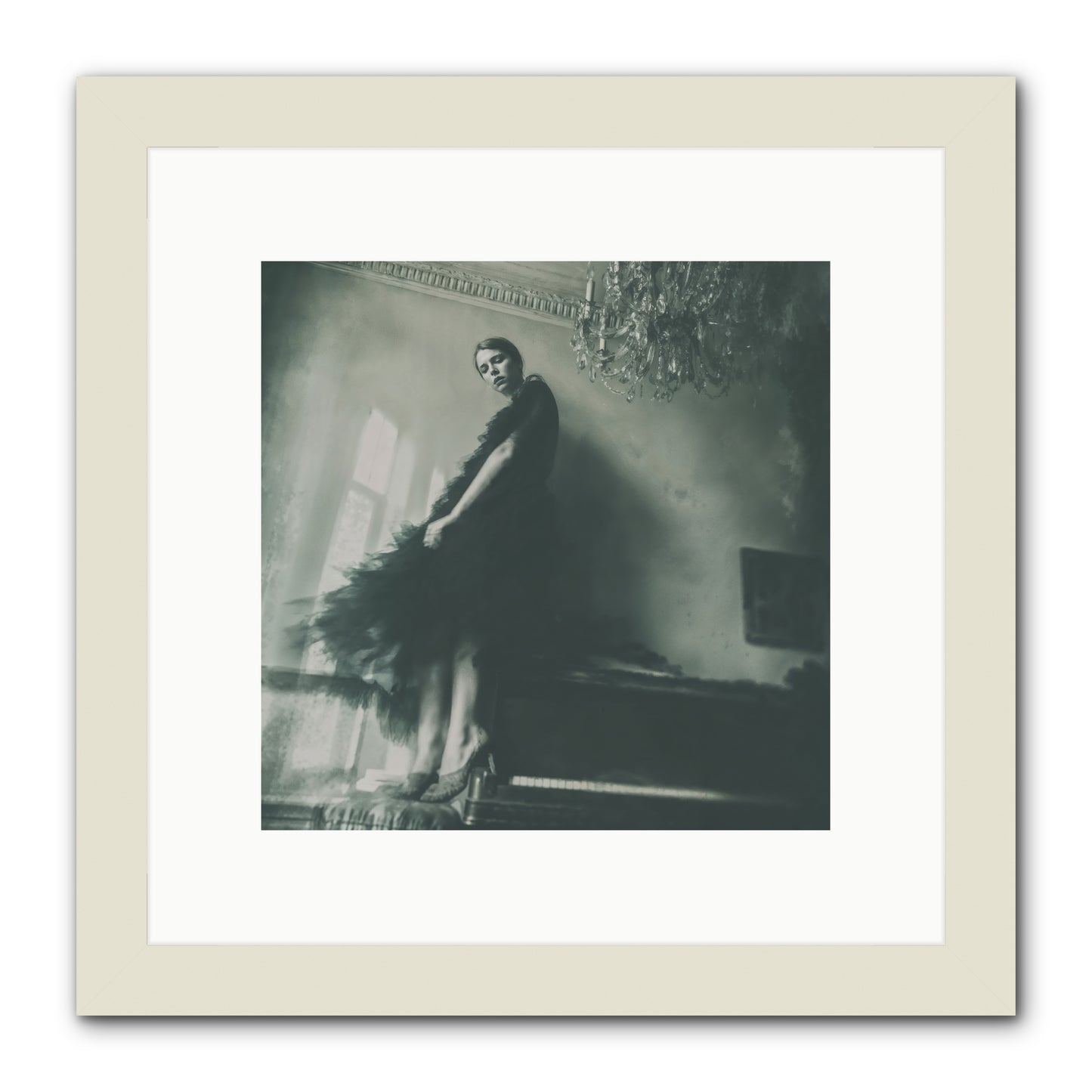 All That Glittered -- Framed Print - White 10x10
