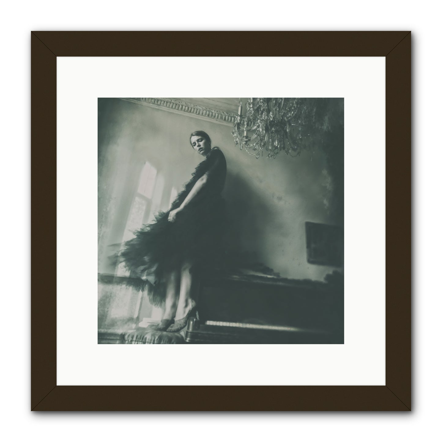 All That Glittered -- Framed Print - Black 12x12