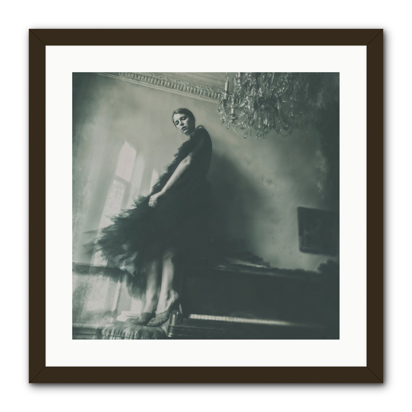 All That Glittered -- Framed Print - Black 20x20
