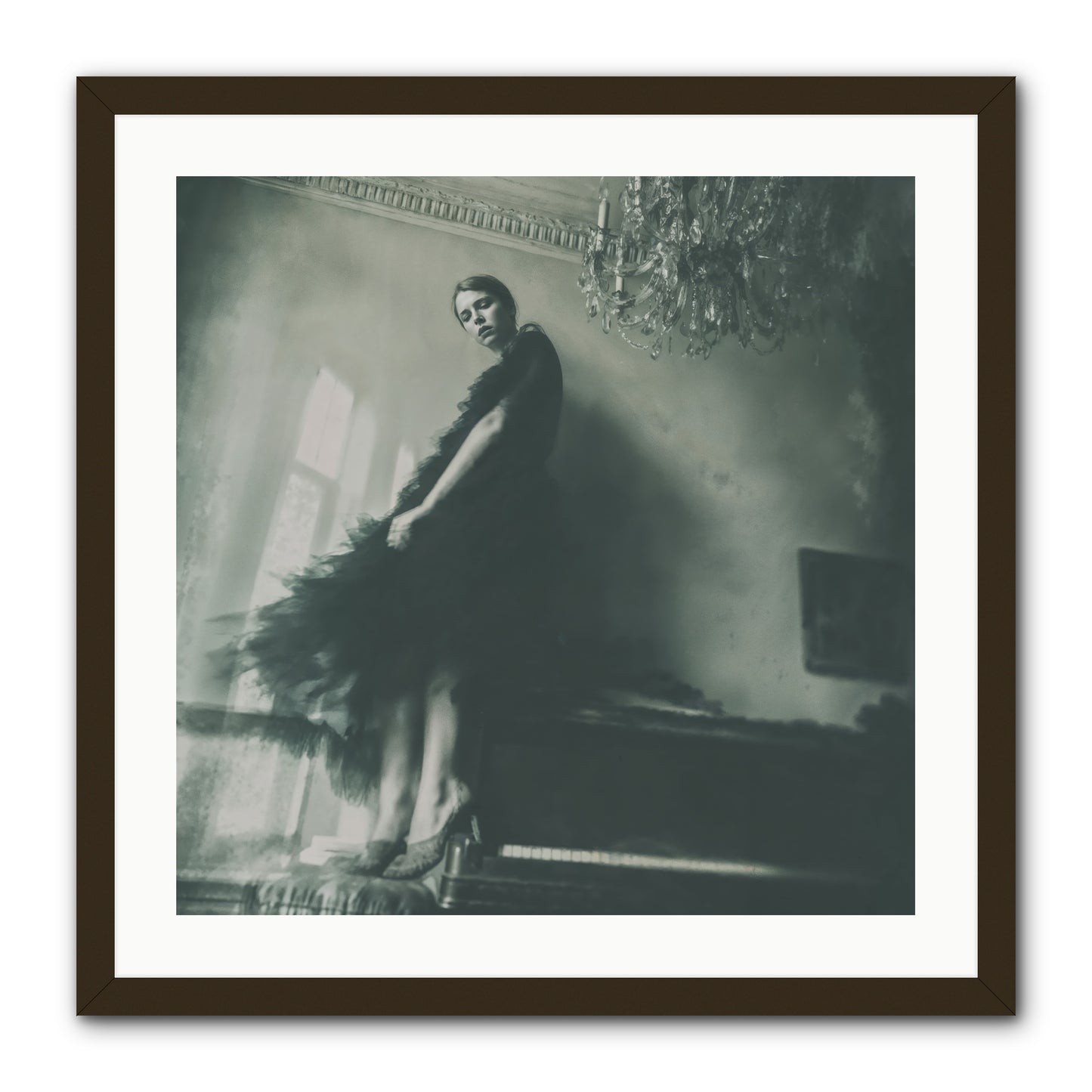 All That Glittered -- Framed Print - Black 24x24