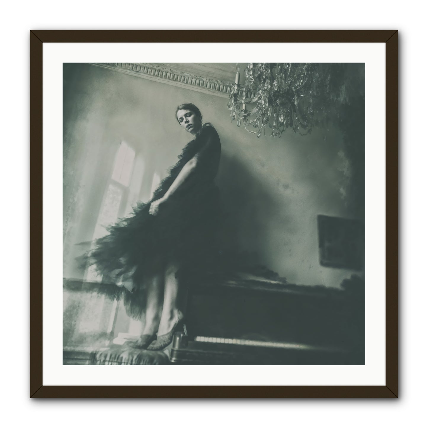 All That Glittered -- Framed Print - Black 30x30