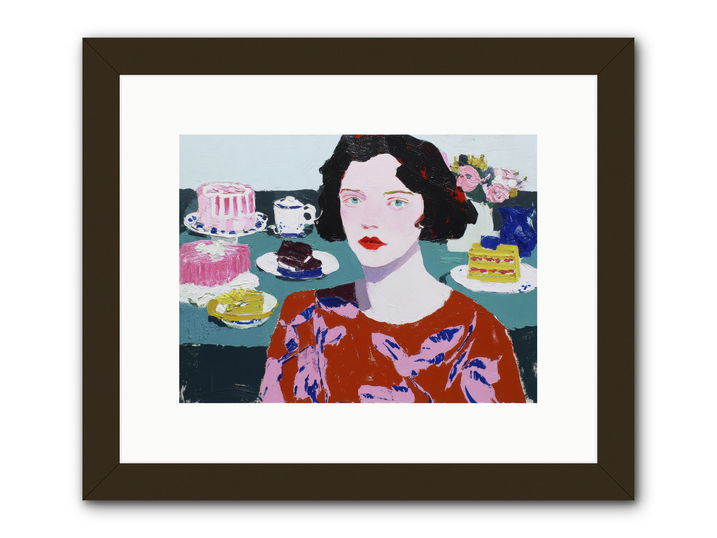 All That Sweetness -- Framed Print - Black 12x9