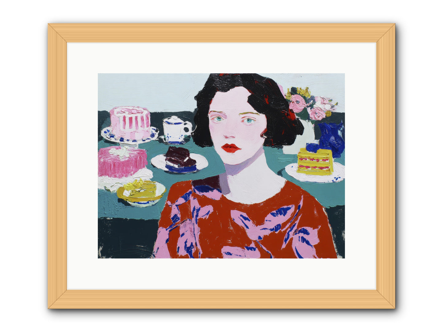 All That Sweetness -- Framed Print - Natural 16x12