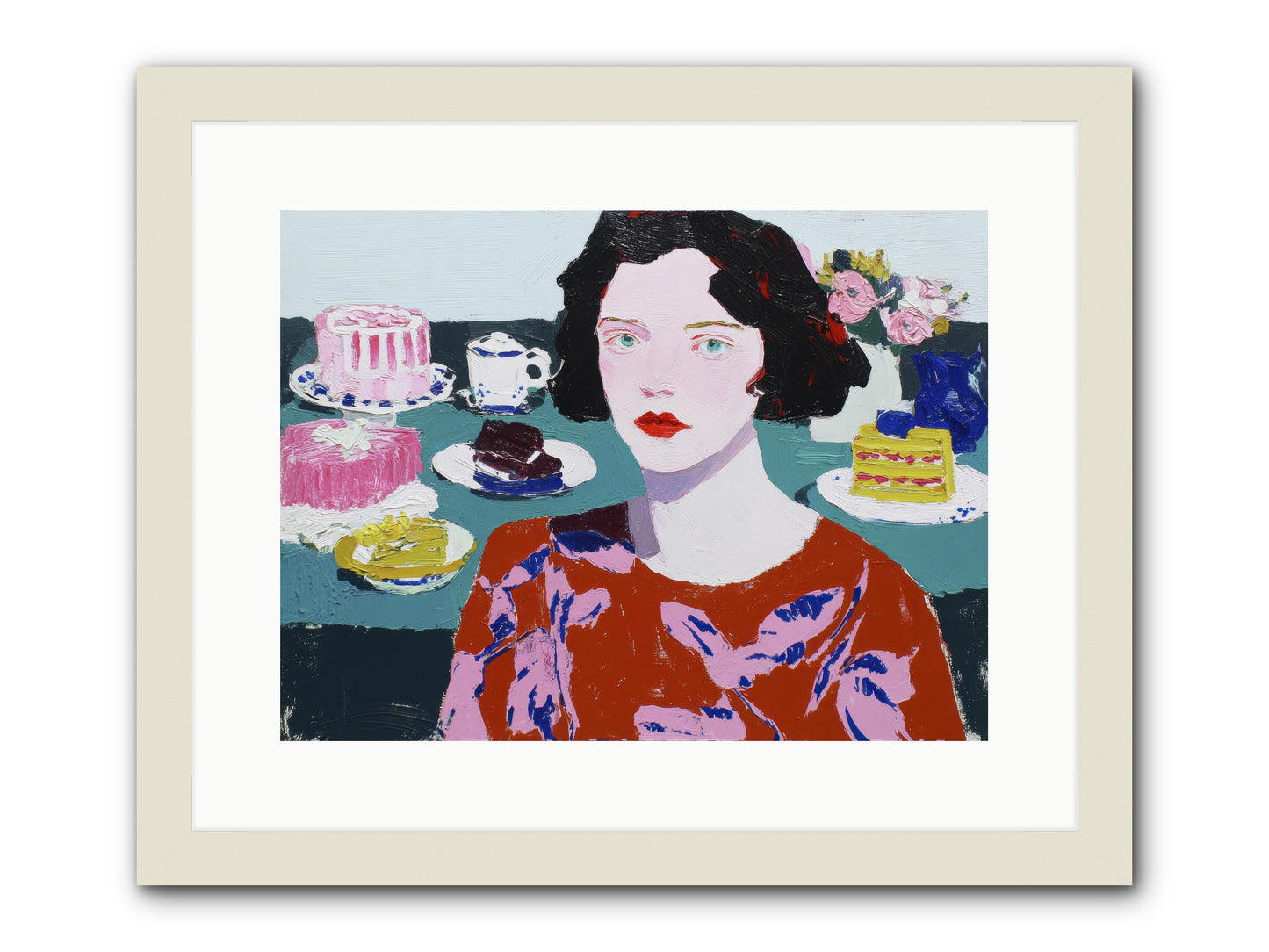 All That Sweetness -- Framed Print - White 16x12
