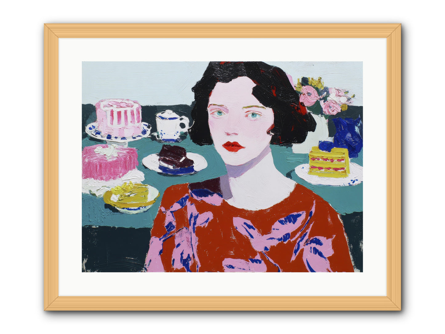 All That Sweetness -- Framed Print - Natural 24x18