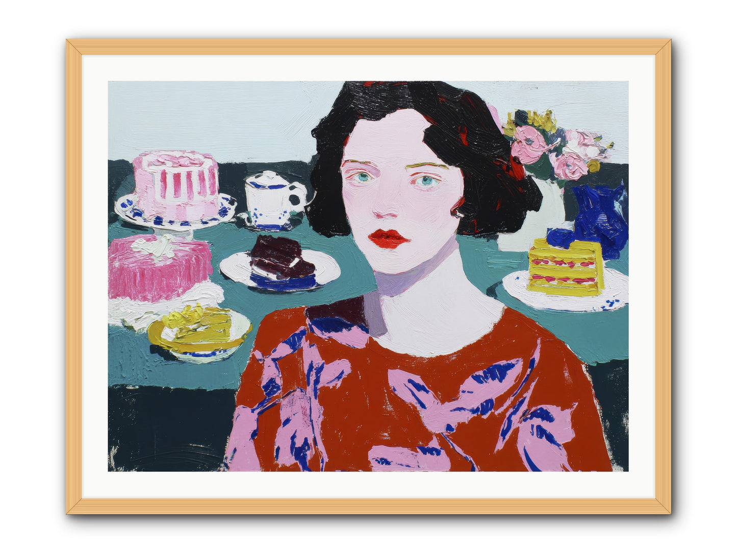All That Sweetness -- Framed Print - Natural 40x30