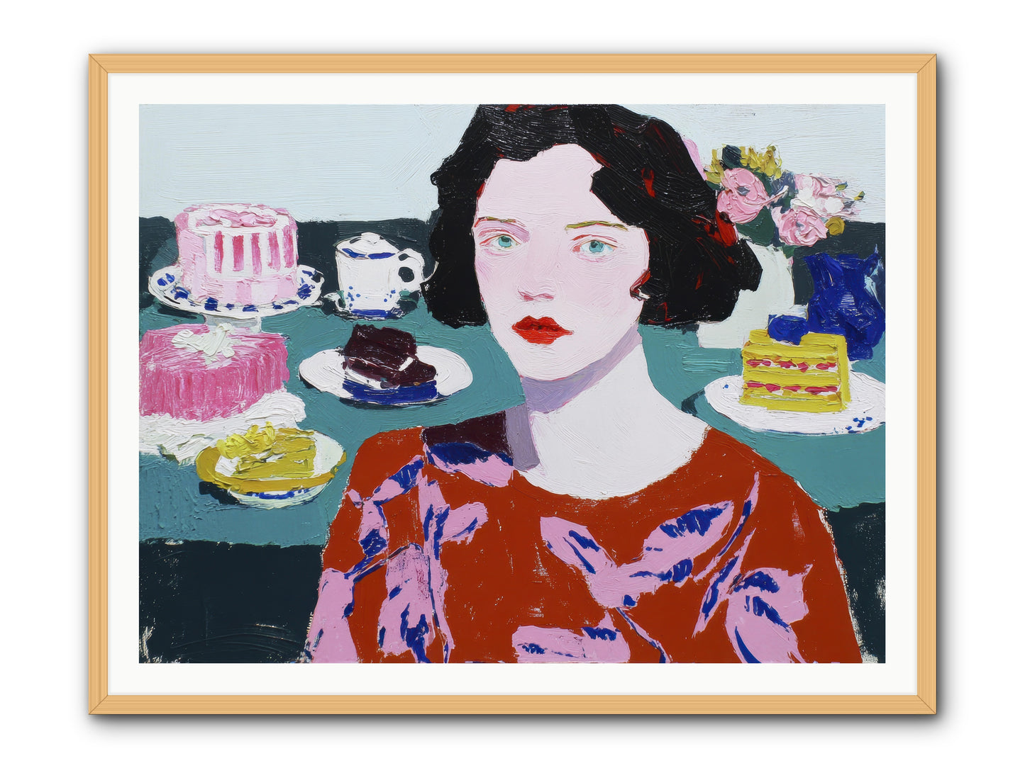 All That Sweetness -- Framed Print - Natural 48x36